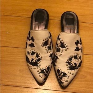Dolce vita flat mule sliders - worn ONCE